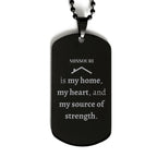 Missouri is my home Gifts, Lovely Missouri Birthday Christmas Black Dog Tag For People from Missouri, Men, Women, Friends