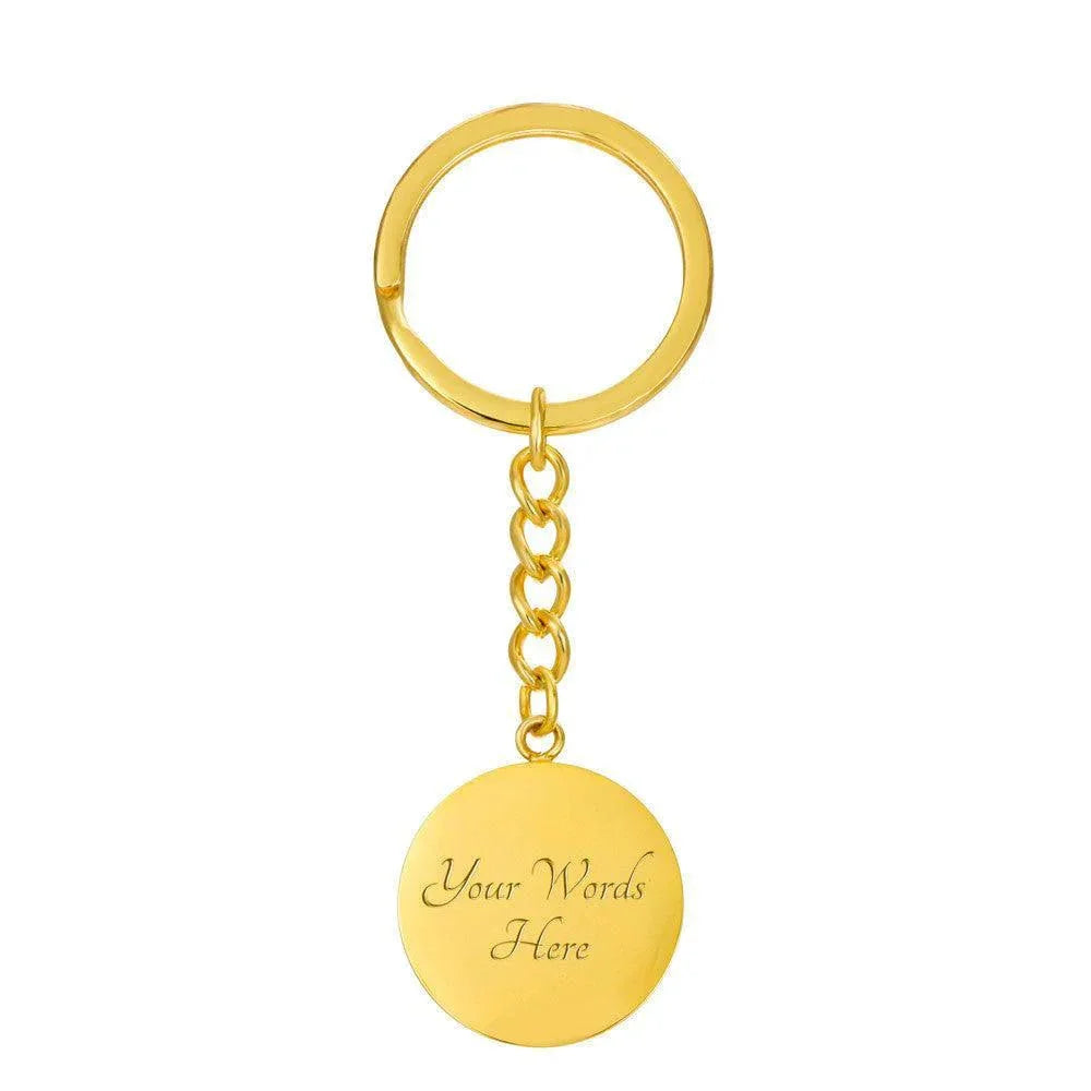 Mom of the Year Engraved Circle Keychain – Stainless Steel Mother’s Day Award Gift, Appreciation Keepsake for Amazing Moms