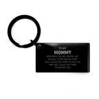 Mommy Gifts, To My Mommy Remember, you will never lose. You will either WIN or LEARN, Keepsake Keychain For Mommy Engraved, Birthday Christmas Gifts Ideas For Mommy X-mas Gifts