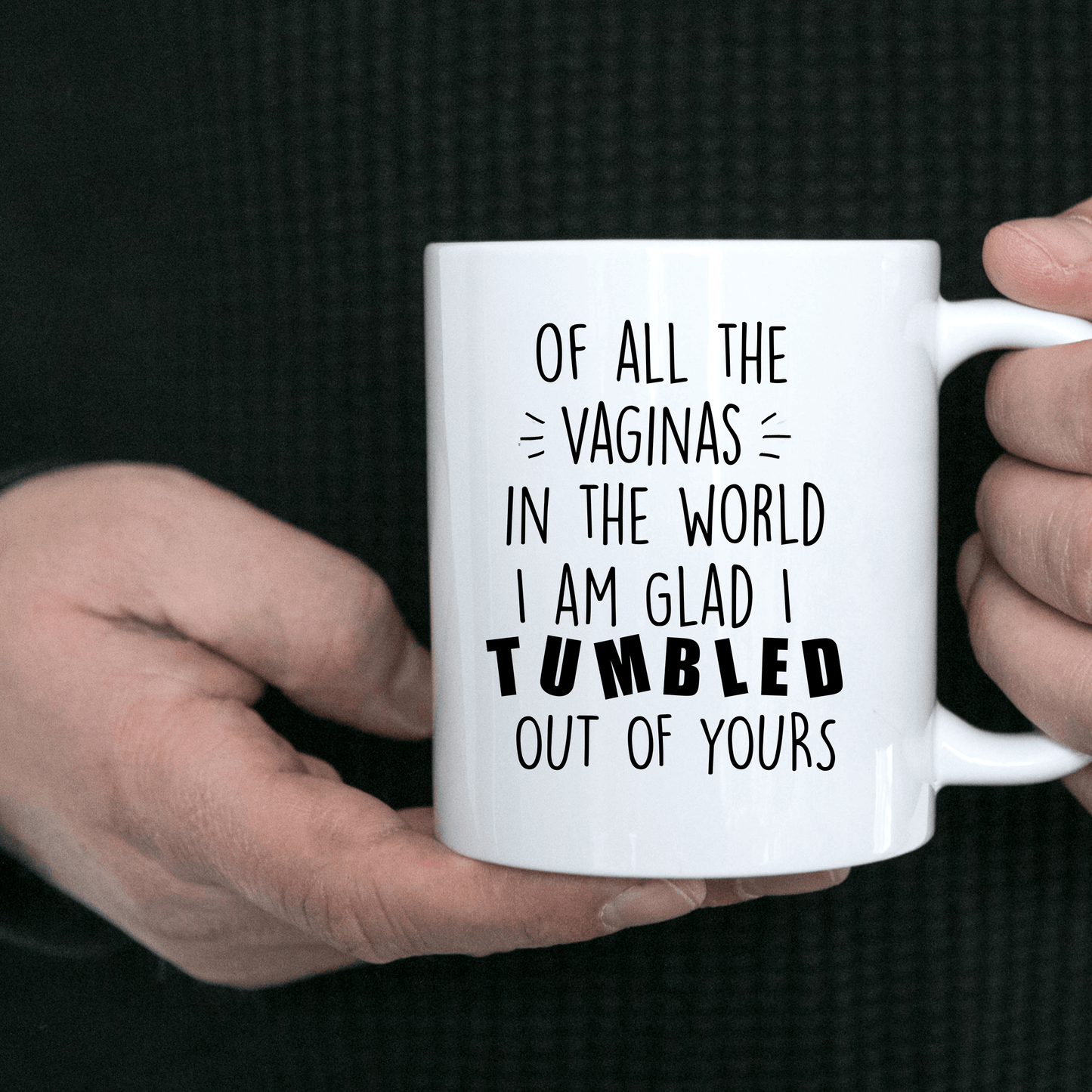 Rudely Funny Personalized Mother's Day Gift from Daughter or Son of All the Vaginas - Mallard Moon Gift Shop