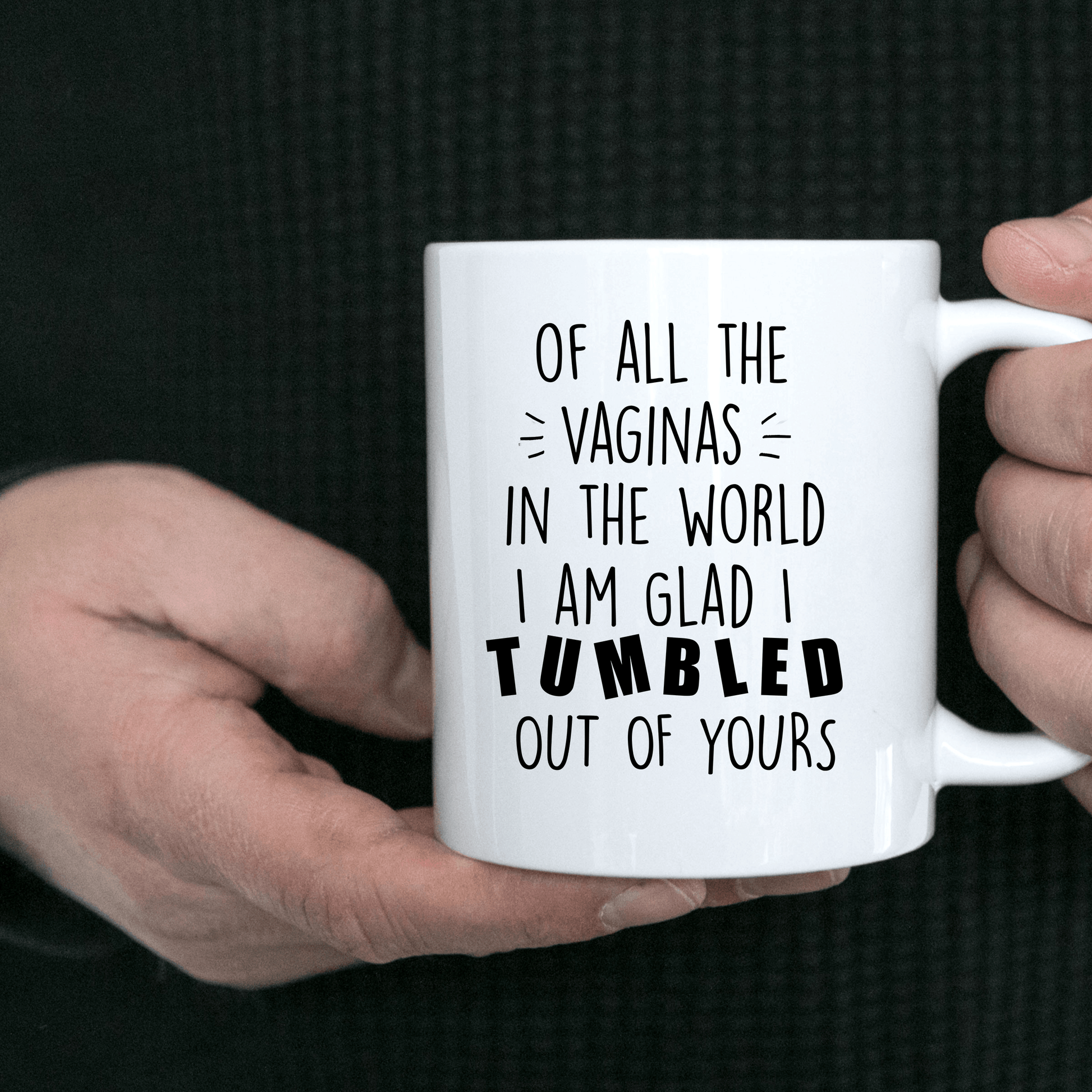 Rudely Funny Personalized Mother's Day Gift from Daughter or Son of All the Vaginas - Mallard Moon Gift Shop