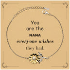 Nana Sunflower Bracelet, Everyone wishes they had, Inspirational Bracelet For Nana, Nana Gifts, Birthday Christmas Unique Gifts For Nana