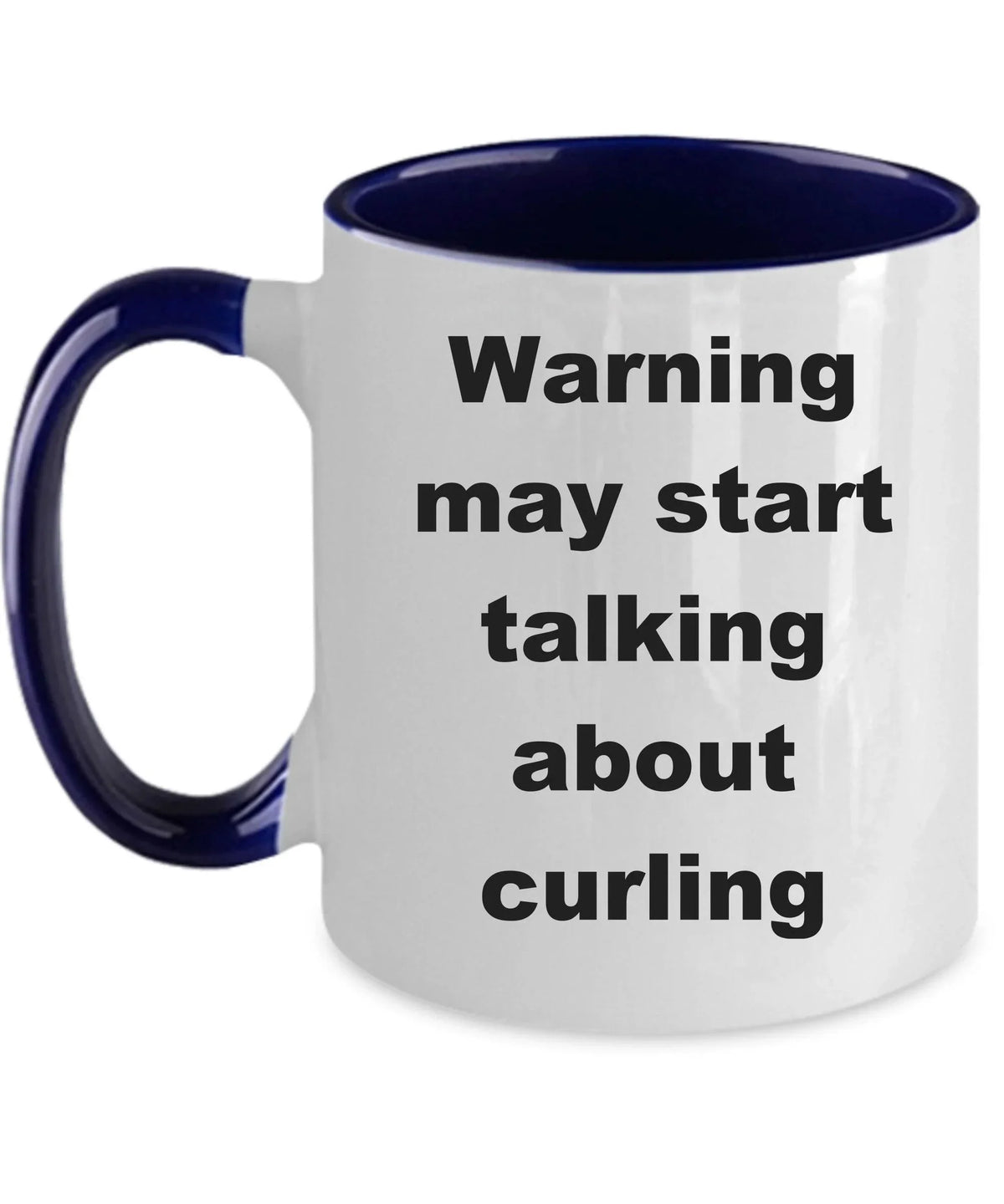 Funny Curling Ceramic Coffee Mug