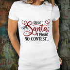 Funny Santa Tee Shirt - I plead no contest