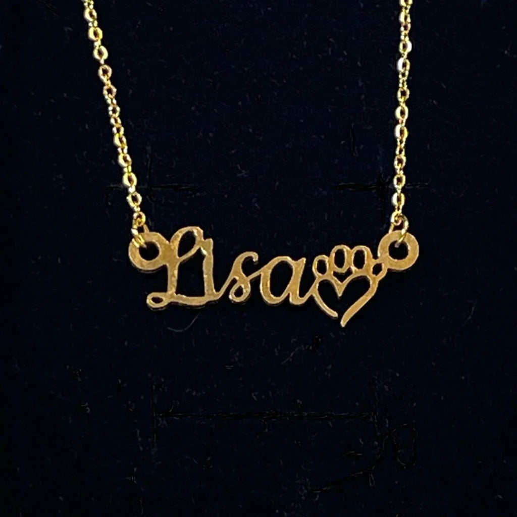 Gift for Dog Mom Personalized Necklace