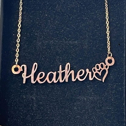 Gift for Dog Mom Personalized Necklace - Mallard Moon Gift Shop