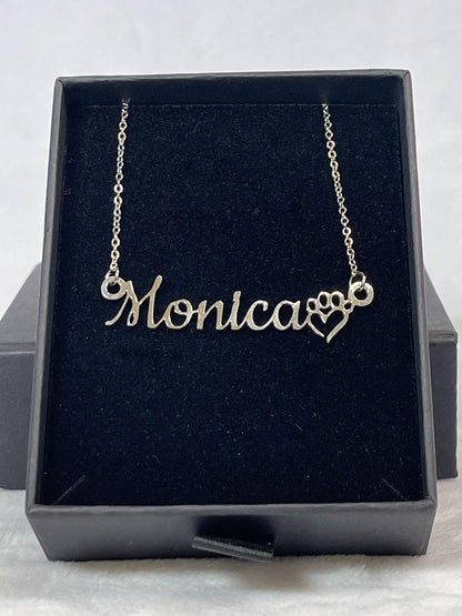 Gift for Dog Mom Personalized Necklace - Mallard Moon Gift Shop
