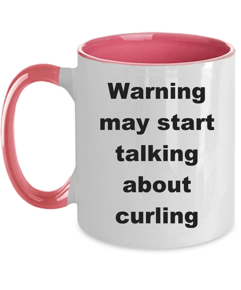 Funny Curling Ceramic Coffee Mug