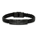 Remarkable Agent Gifts, Your dedication and hard work, Inspirational Birthday Christmas Unique Braided Leather Bracelet For Agent, Coworkers, Men, Women, Friends