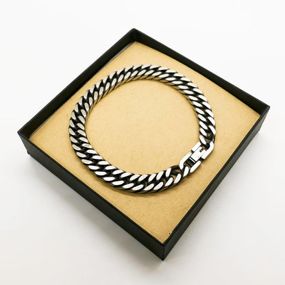 Remarkable Attendant Gifts, Your dedication and hard work, Inspirational Birthday Christmas Unique Cuban Link Chain Bracelet For Attendant, Coworkers, Men, Women, Friends - Mallard Moon Gift Shop