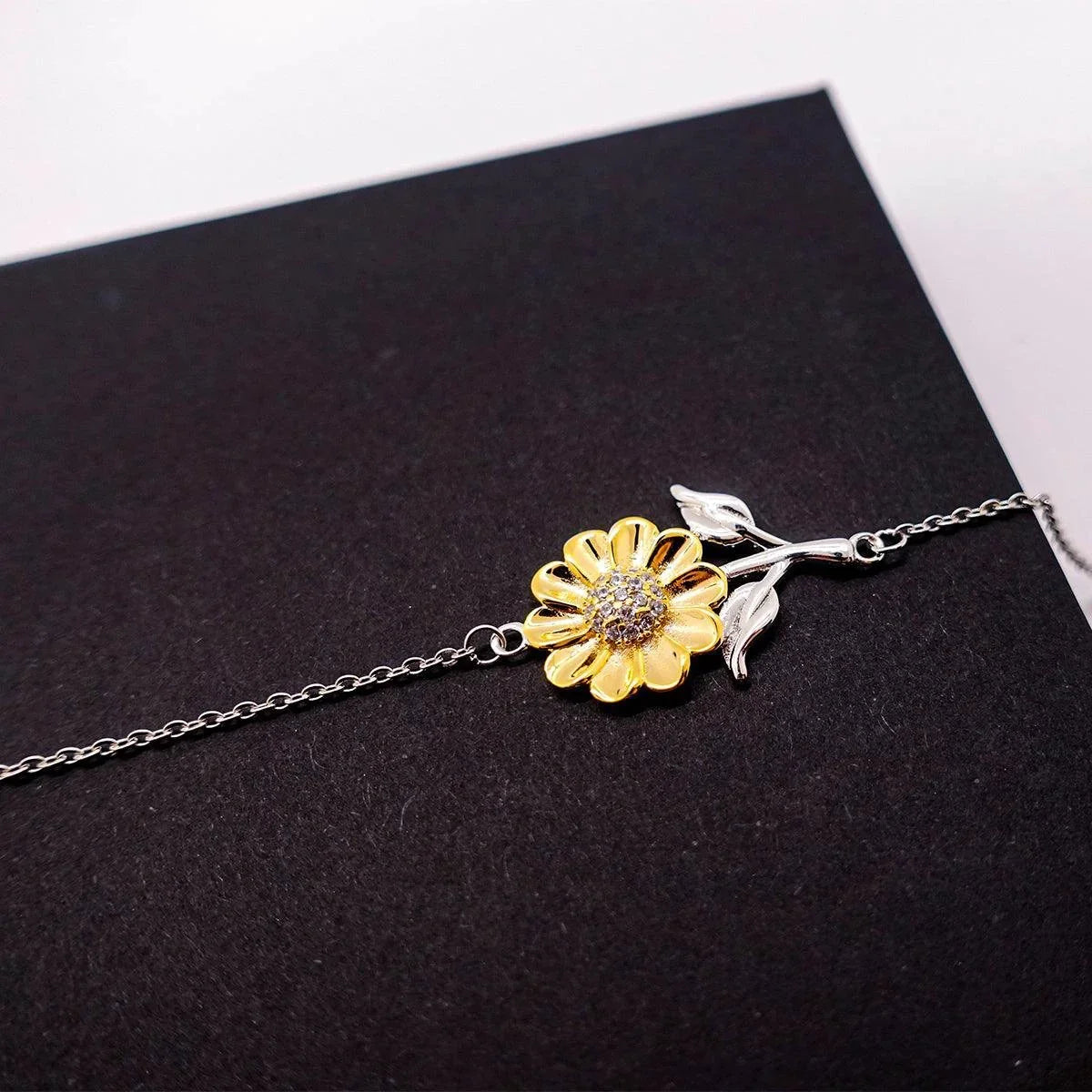 Remarkable Electrician Gifts, Your dedication and hard work, Inspirational Birthday Christmas Unique Sunflower Bracelet For Electrician, Coworkers, Men, Women, Friends
