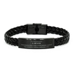 Remarkable Lawyer Gifts, Your dedication and hard work, Inspirational Birthday Christmas Unique Braided Leather Bracelet For Lawyer, Coworkers, Men, Women, Friends