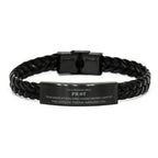 Remarkable Pilot Gifts, Your dedication and hard work, Inspirational Birthday Christmas Unique Braided Leather Bracelet For Pilot, Coworkers, Men, Women, Friends