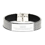 Remarkable Surgeon Gifts, Your dedication and hard work, Inspirational Birthday Christmas Unique Stainless Steel Bracelet For Surgeon, Coworkers, Men, Women, Friends