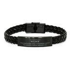 Remarkable Welder Gifts, Your dedication and hard work, Inspirational Birthday Christmas Unique Braided Leather Bracelet For Welder, Coworkers, Men, Women, Friends