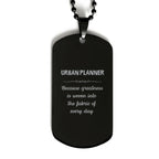 Sarcastic Urban Planner Black Dog Tag Gifts, Christmas Holiday Gifts for Urban Planner Birthday, Urban Planner: Because greatness is woven