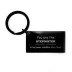 Stepsister Keychain, Everyone wishes they had, Inspirational Keychain For Stepsister, Stepsister Gifts, Birthday Christmas Unique Gifts For Stepsister