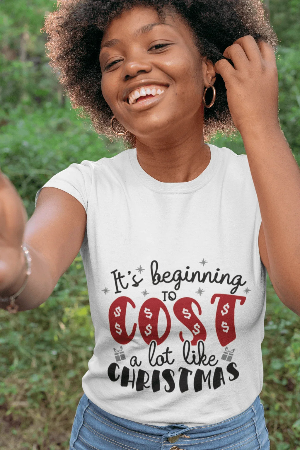 Funny Christmas Tee Shirt -It's Beginning to Cost a Lot Like Christmas