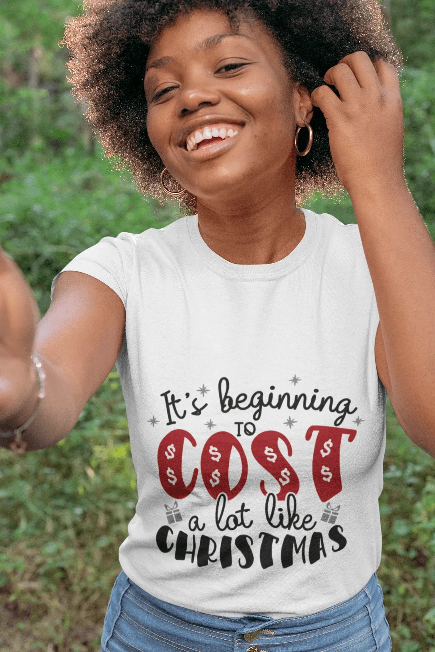 Funny Christmas Tee Shirt -It's Beginning to Cost a Lot Like Christmas