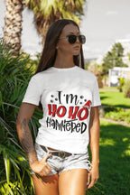 Funny Holiday Tee Shirt -I'm Ho Ho Hammered