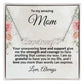 To My Amazing Mom - I Love You Always Personalized Name Necklace - Mallard Moon Gift Shop