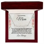 To My Amazing Mom - I Love You Always Personalized Name Necklace