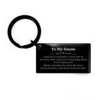To My Cousin Gifts, Never give up no matter what, Inspirational Cousin Keychain, Encouragement Birthday Christmas Unique Gifts For Cousin