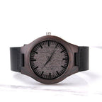 To My Father in Law Engraved Wooden Wristwatch