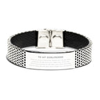 To My Girlfriend Gifts, Inspirational Girlfriend Stainless Steel Bracelet, Sentimental Birthday Christmas Unique Gifts For Girlfriend Behind you, all your memories, before you, all your dreams, around you, all who love you, within you, all you need