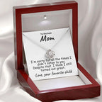 To My Mom For all the Times Love Knot Necklace