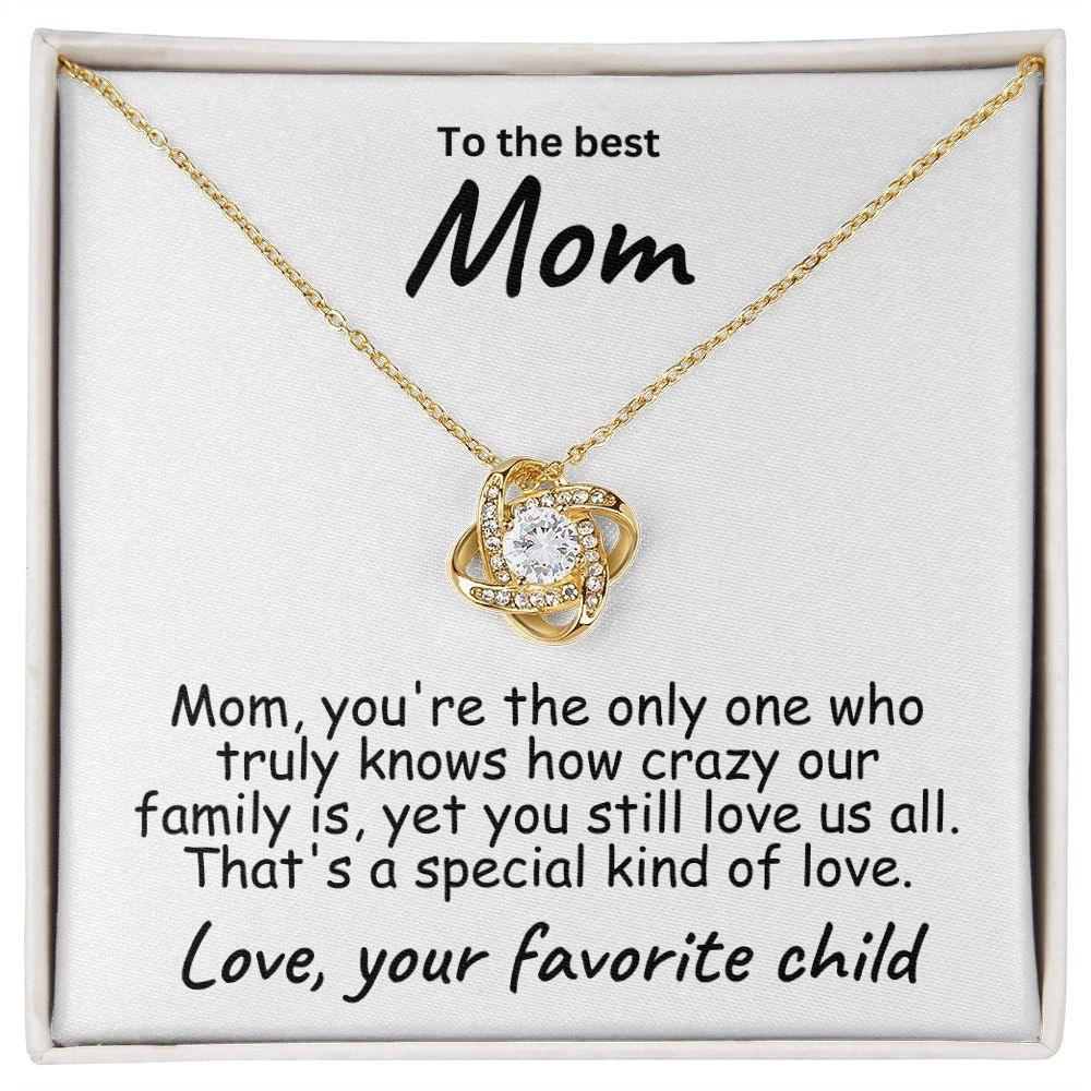 To My Mom Special Kind of Love Necklace
