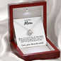 To My Mom Testing your Patience Love Knot Necklace - Mallard Moon Gift Shop