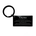 To My Nana Gifts, Never give up no matter what, Inspirational Nana Keychain, Encouragement Birthday Christmas Unique Gifts For Nana