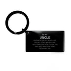Uncle Gifts, To My Uncle Remember, you will never lose. You will either WIN or LEARN, Keepsake Keychain For Uncle Engraved, Birthday Christmas Gifts Ideas For Uncle X-mas Gifts