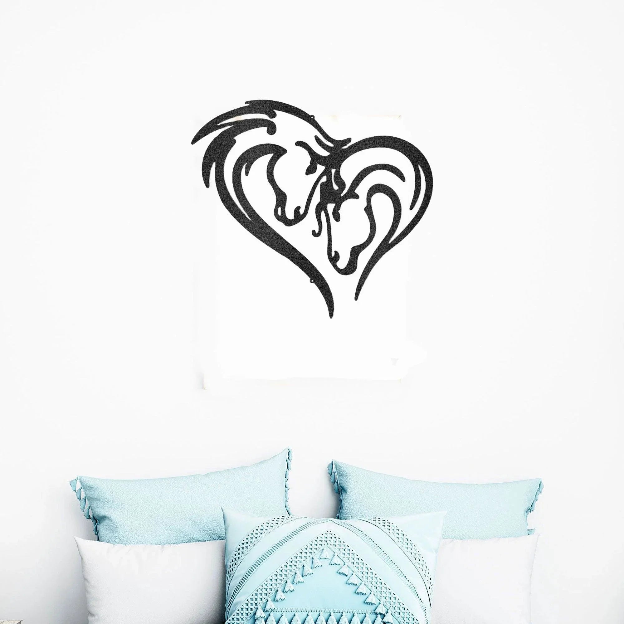 Horse Love Steel Wall Sign
