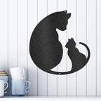 Cat Lover Indoor Outdoor Steel Wall Sign Art