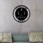 Drink Local Custom Name Indoor Outdoor Steel Wall Sign