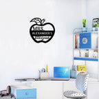 Teacher Appreciation Personalized Classroom Metal Art Wall Sign