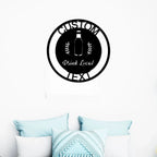 Drink Local Custom Name Indoor Outdoor Steel Wall Sign