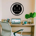 Drink Local Custom Name Indoor Outdoor Steel Wall Sign