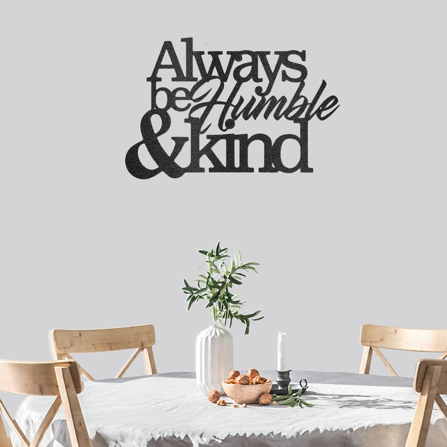 Humble and Kind Indoor Outdoor Steel Sign - Mallard Moon Gift Shop