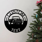 Classic Pickup Truck Personalized Indoor Outdoor Steel Sign Wall Sign
