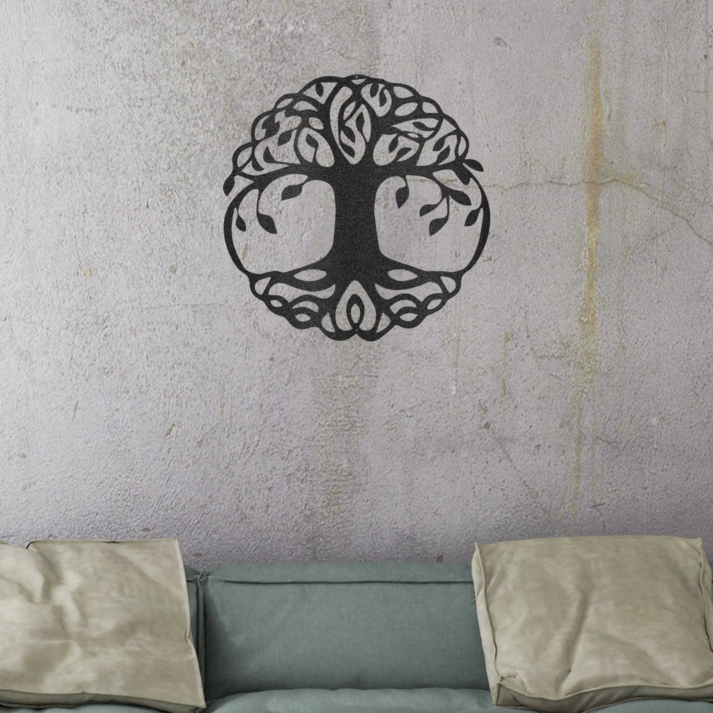 Classic Tree of Life Indoor Outdoor Steel Wall Sign