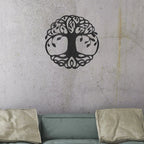 Classic Tree of Life Indoor Outdoor Steel Wall Sign