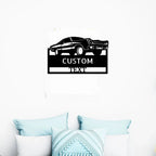 Classic Muscle Car Personalized Indoor Outdoor Steel Wall Sign