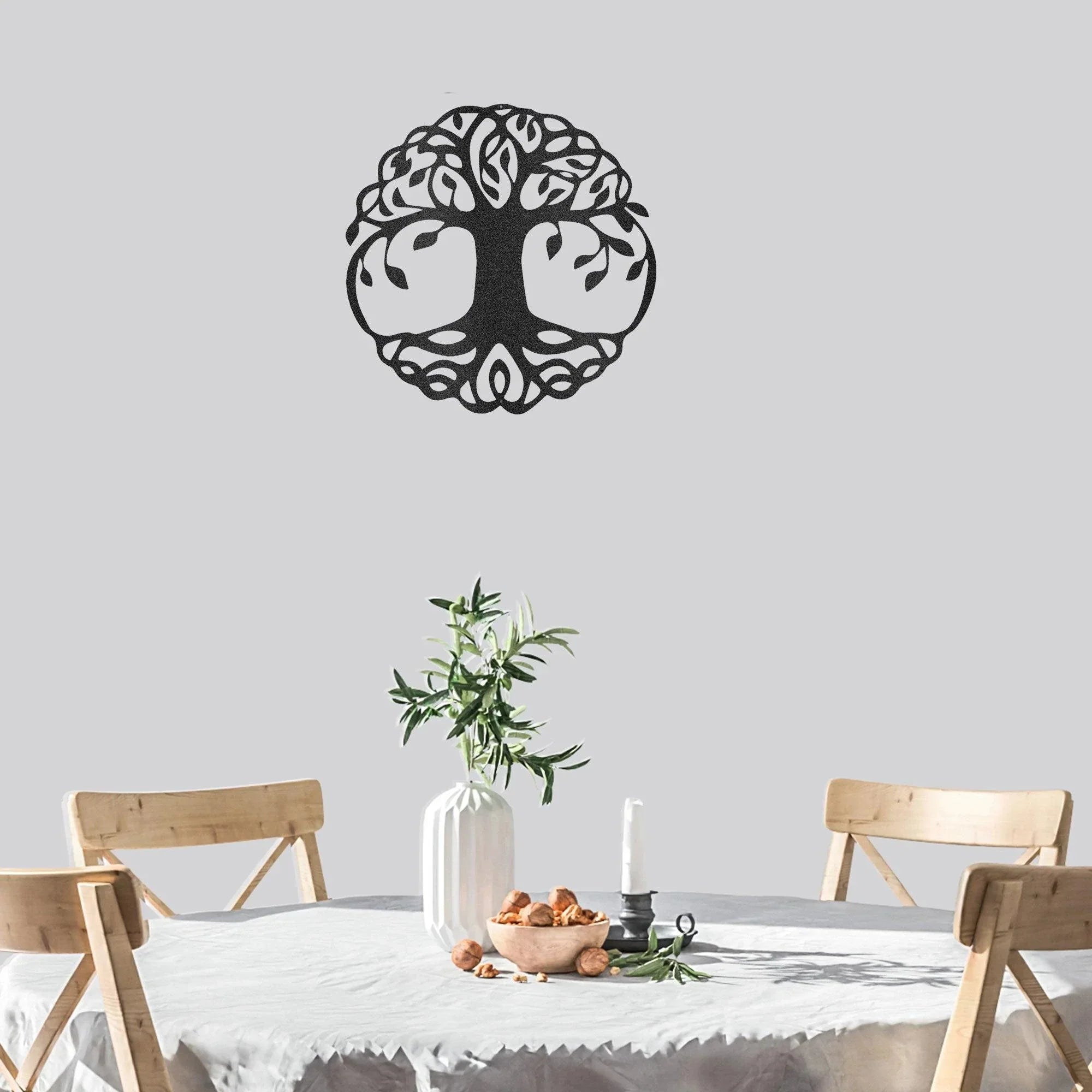 Classic Tree of Life Indoor Outdoor Steel Wall Sign
