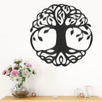Classic Tree of Life Indoor Outdoor Steel Wall Sign