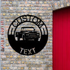 Classic Pickup Truck Personalized Indoor Outdoor Steel Sign Wall Sign