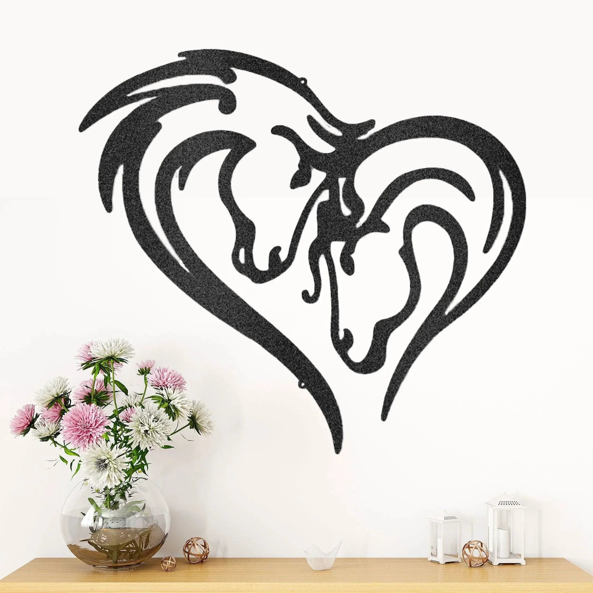 Horse Love Steel Wall Sign