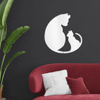 Cat Lover Indoor Outdoor Steel Wall Sign Art